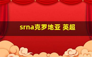 srna克罗地亚 英超